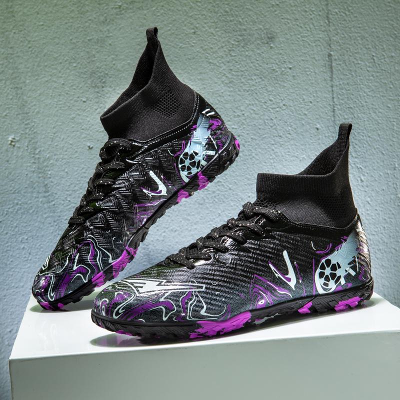 New Men Professional Unisex Soccer Boots FG Non-slip Football Shoes Outdoor Drop Shipping Futsal Match Training Sport Sneakers