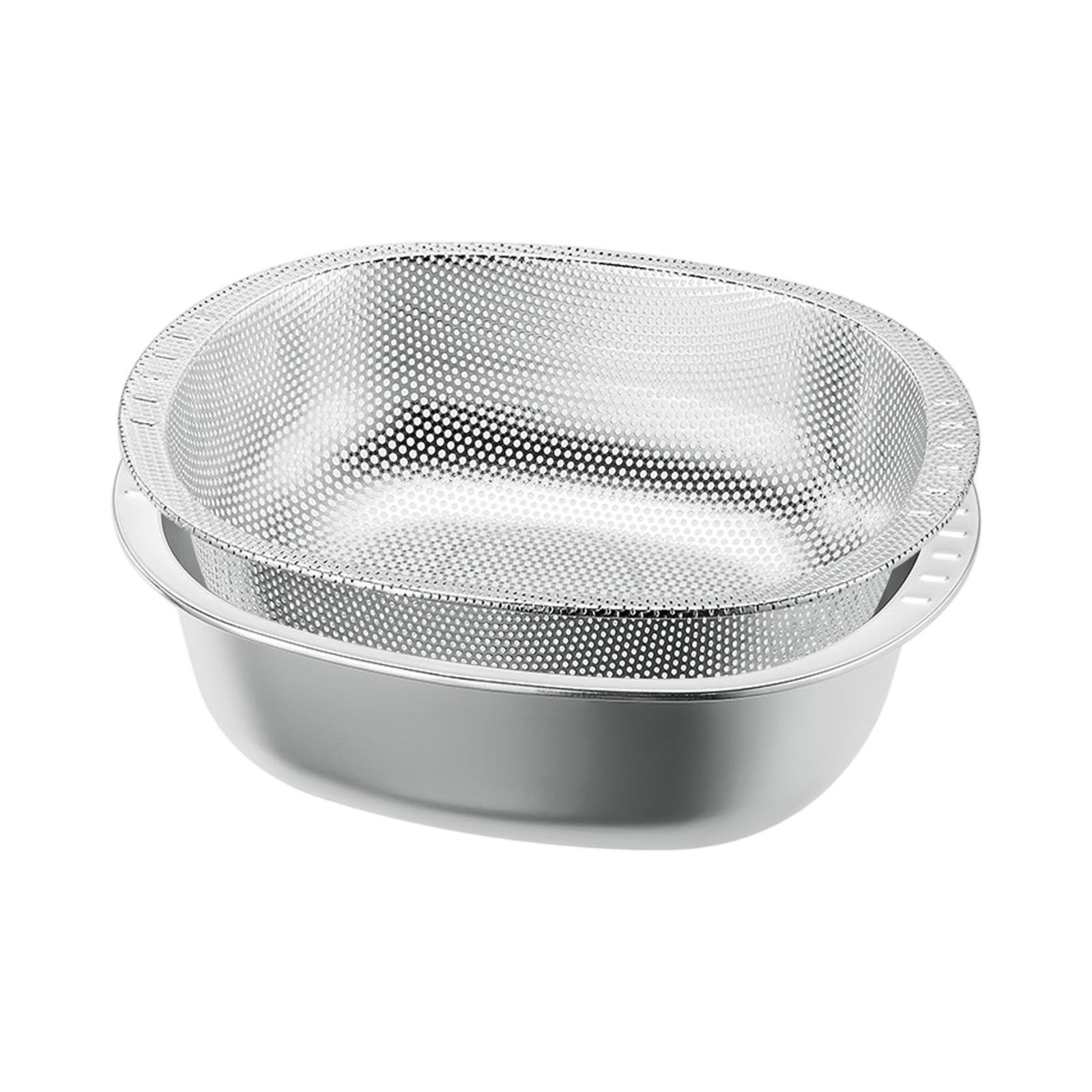 

Multi-Functional Egg-Shaped Kitchen Washbasin, Household Sink with Draining Basket, Leak-Resistant Basin for Kitchen and Food Prep One Size