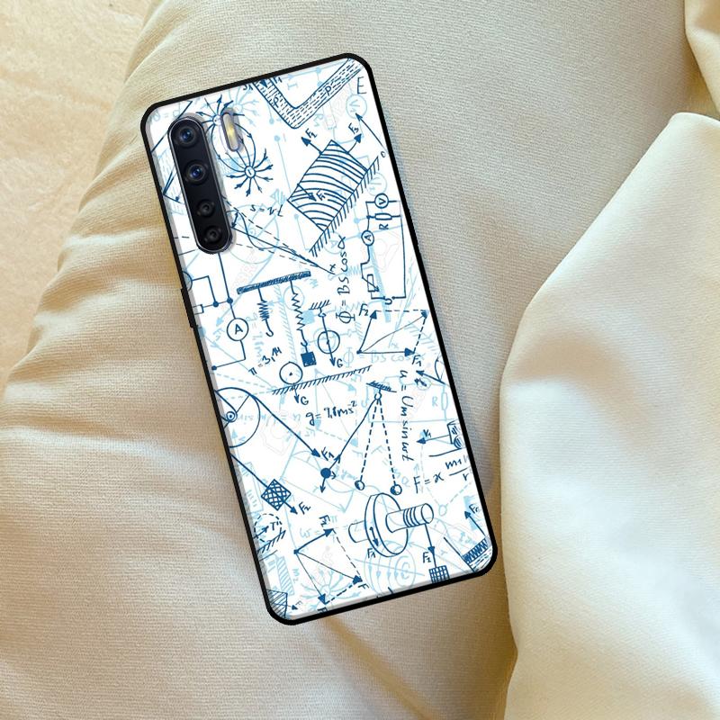 Science Chemistry Formulas For OPPO A17 A57 A77 A5 A9 A53S A52 A72 A96 A76 A16 A54 A74 A94 A38 A58 A78 A15 A79 Case