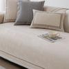 Chenille Sofa Covers Solid Cowboy Blue Sofas Towel Couch Cover Universal Non-slip Seat Pad For Living Room Home Protection Cover