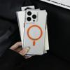 Luxury Transparent Shockproof Armor Case for iPhone 15 14 13 12 11 Pro Max Magnetic For Magsafe Wireless Charging Acrylic Cover