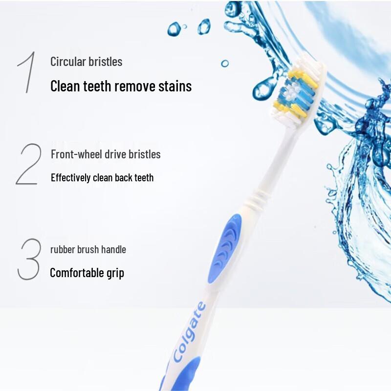 Colgate Triple Deep Clean Soft Bristle Toothbrush (6-Pack)