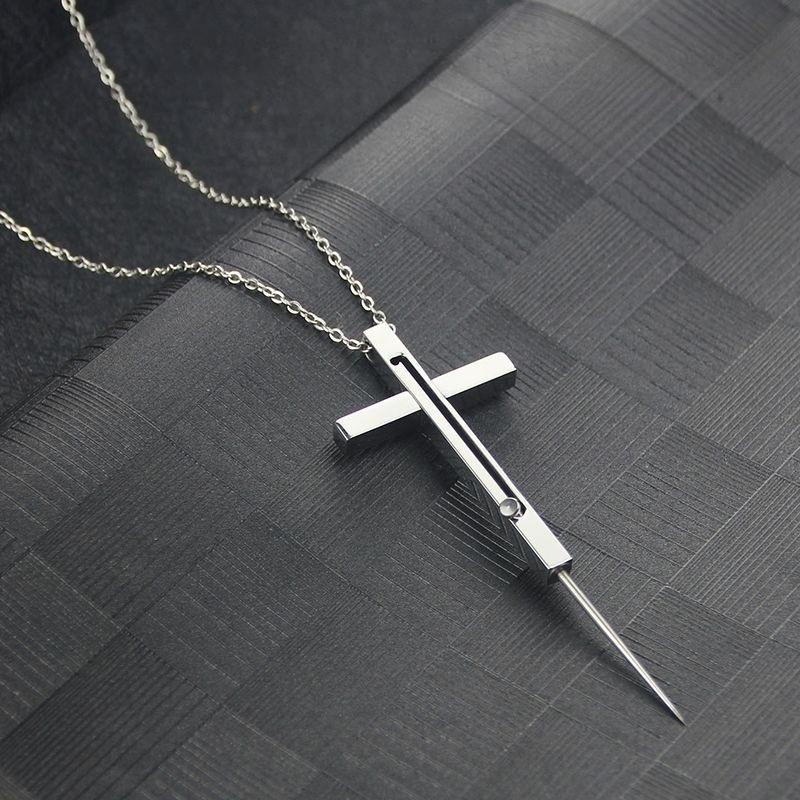 1Pc Women's Self-Defense Necklace Jewelry Portable Anti-Wolf Self-Defense Weapon Legal Portable Item Concealed Weapon