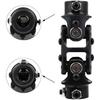Cciyu 3/4 DD X 3/4-36 Spline Black Double Universal U-Joint Shaft 127mm