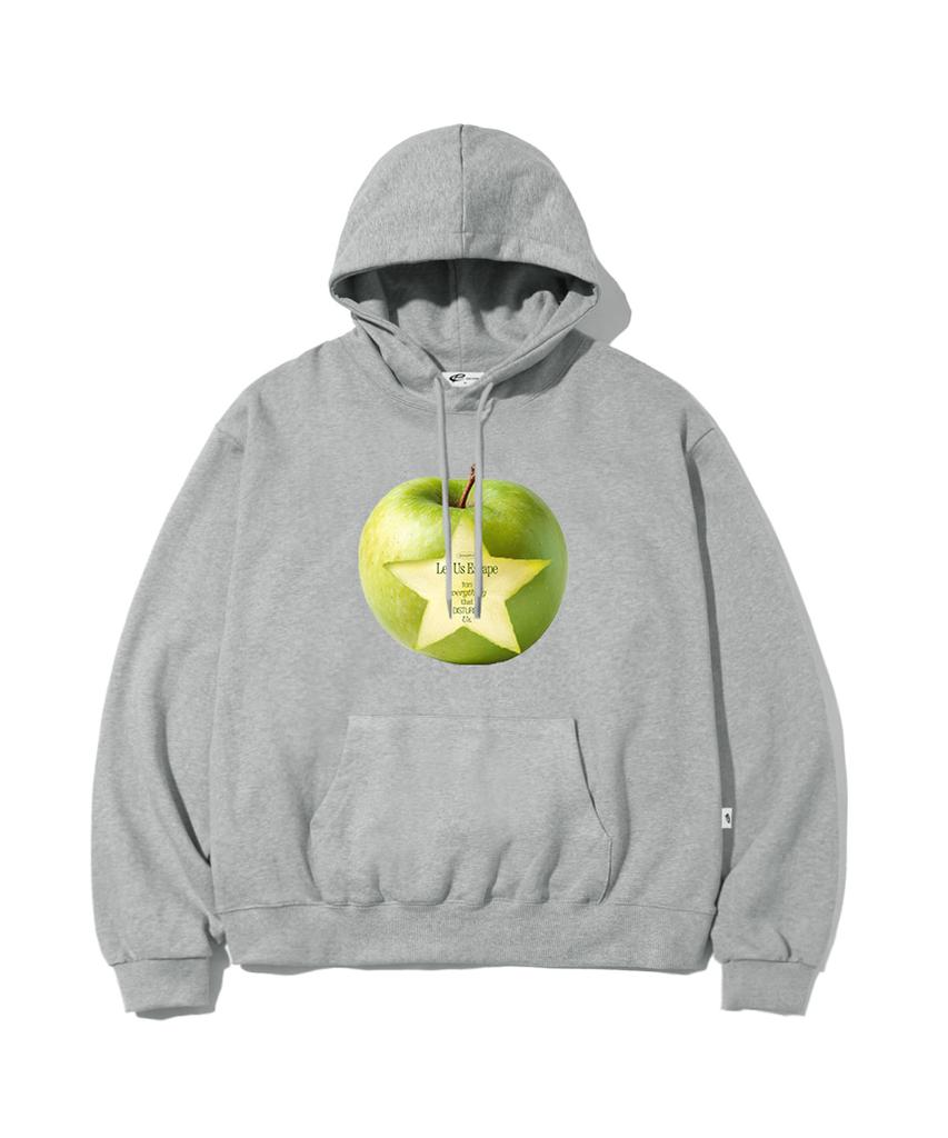 Let'S Apple Print Hoodie [4 Colors]