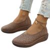Fashion 2024 Hot Sale Women's Shoes Slip-on Women's Flats Fashion Hollow Out Casual Flat Shoes New Round Toe Plus Size Flat Low Heels