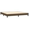 Vidaxl Continental Bed With Mattress, Brown, Fabric, 200X200 Cm