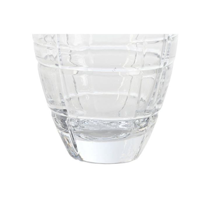 Vase en verre moderne - Home ESPRIT - Transparent - 11,5x11,5x28 cm - Multicolore