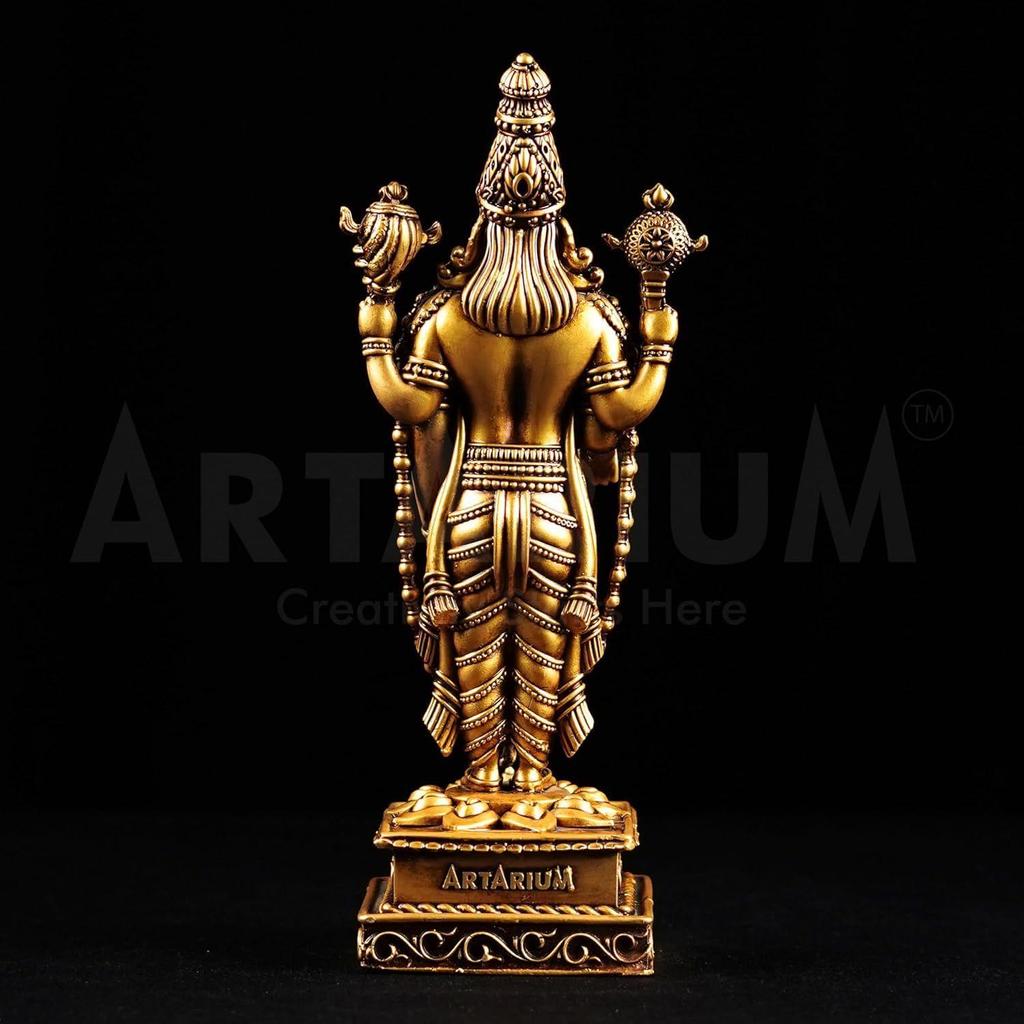 Venkateshwar Balaji Idol Tirupati Balaji Idol Venkateshwar Balaji Murti Venkateswara Statue Malaiyappa Statue Venkateswara Swamy for Car Dashboard