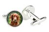 English setter, Lawerack, Laverack - cufflinks, a shirt accessory, a shirt pendant from the Art-Dog brand