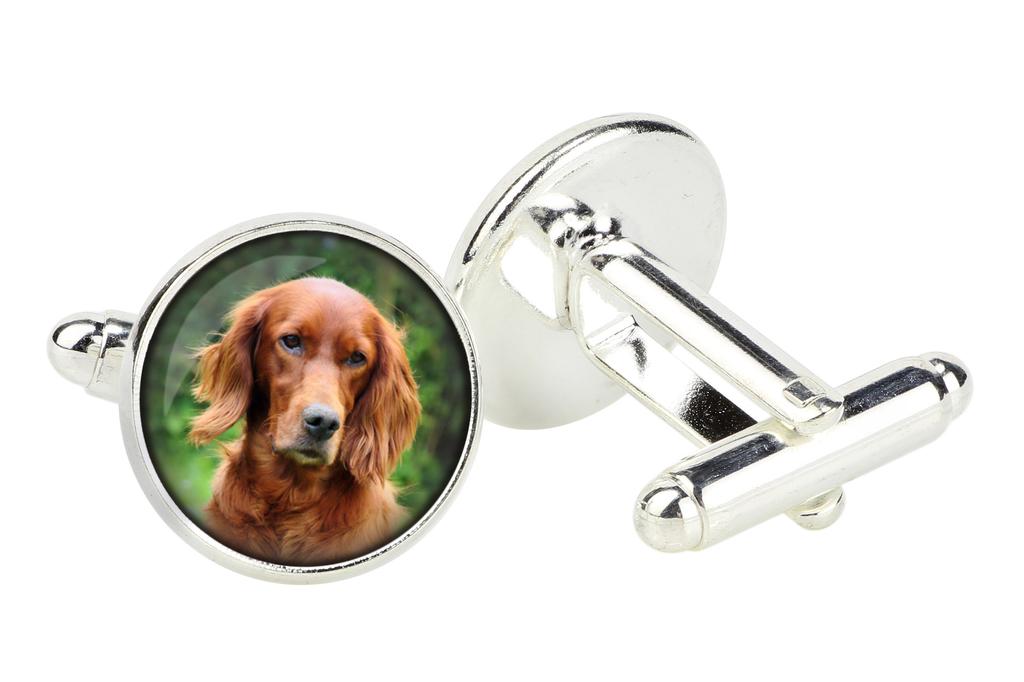 English setter, Lawerack, Laverack - cufflinks, a shirt accessory, a shirt pendant from the Art-Dog brand