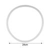 Gasket Replacement Sealing Ring 18-26cm 18CM 20cm 24cm 26cm Clear Pressure Cooker Rubber Silicone Kitchen None