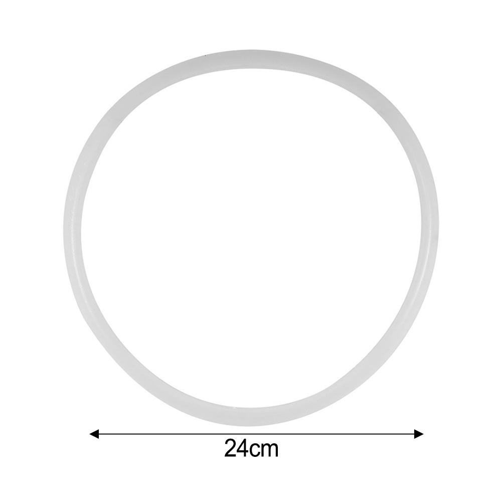 Gasket Replacement Sealing Ring 18-26cm 18CM 20cm 24cm 26cm Clear Pressure Cooker Rubber Silicone Kitchen None