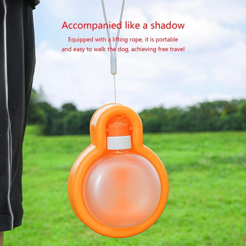 Dogs Outing Water Bottle Portable Bowl Walking Dogs Water Bottle Pet Eating Drinking Water Feeding Food Dispenser Bowl