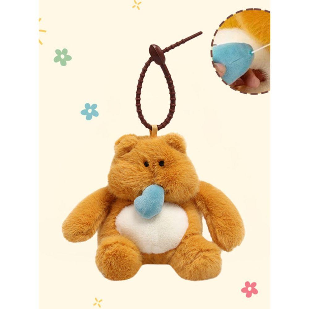 Bookaz [bookaz] Pulling Snotty Fat Bear Keychain