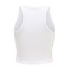 Solid Color Underwear Top Minimalist Summer Fashion Ins Versatile Women's Clothing Exercise Sleeveless Skinny Short Vest for Women