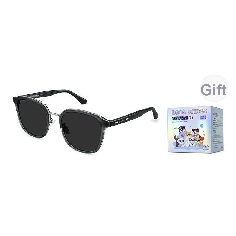 Calvin Klein Color Block Stylish UV Protection Sunglasses Unisex sunglasses CK25123SLBK