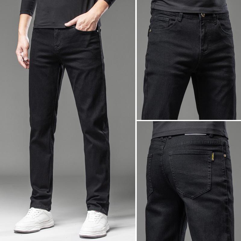 

CSMOR LEE Мужские узкие прямые эластичные джинсы в стиле ретро - Коллекция Весна и Осень 34 (Waist 2 7 )