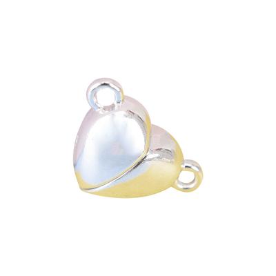 1 Pair Shaped Connected Clasp Handicraft Finding Connector Bracelet Jewelry Clasps Making Replacement Accessory