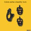 Men's Double Lock Design Chastity Cage Breathable Male Chastity Device with 4 Types of Snap Ring Adult Sex Toy Chastity Lock