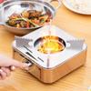 Drawer Style Stainless Steel Alcohol Stove Ultralight Camping Furnace Burner Stove  Trip