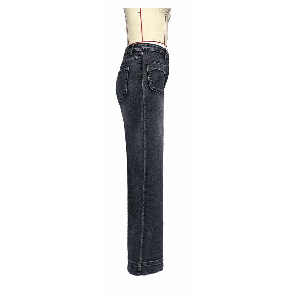 High-waisted Jeans Women's Spring 2025 New Retro Temperament Straight Pants