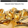 Metallic Gold Foil Textile Stretchable Spandex Cloth For Dance Costumes And Yogas Apparel