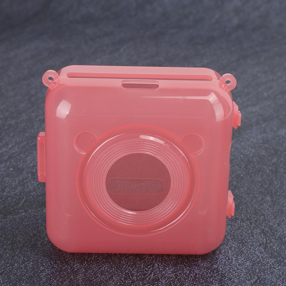 Schutzhülle PC für Peripage   Bluetooth Handy Tasche Thermisch Haftnotiz Barcode Drucker Rosa