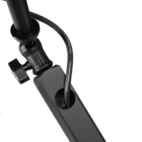 Shure by Gator Desktop Microphone Arm Stand, SH-BROADCAST2, with a Maximum Arm Length of 83.8cm and a 360-degree Rotating Base, for Audio Recording, V