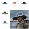 Cappelli da Pesca Outdoor in Terylene a Tesa Larga Traspiranti Anti UV Cappello a Secchiello Estivo Cappello a Secchiello Escursionismo