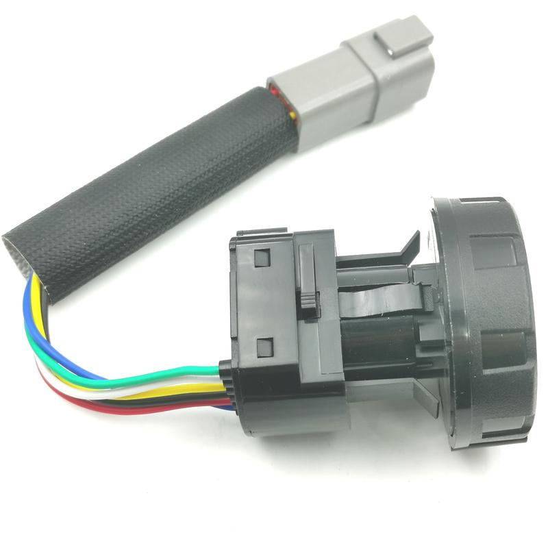 OE: 526-5708 5265708 6Pin Excavator Push Button Starter Ignition Switch Assembly For CAT 320GC 323GC 336GC 345GC