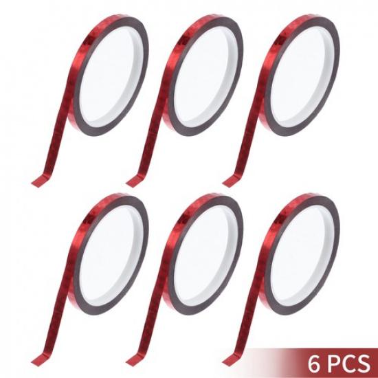 Pinstripe Tape 164.04ft x 0.2  Laser Red 6 Pcs