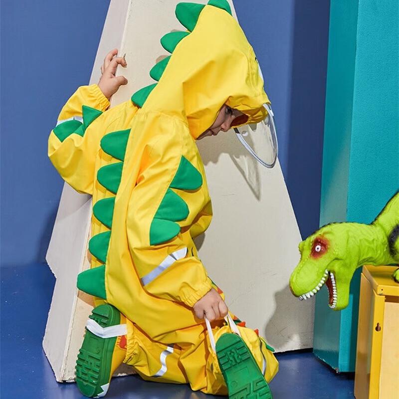 Lemonkid Kids Cartoon One-Piece Raincoat