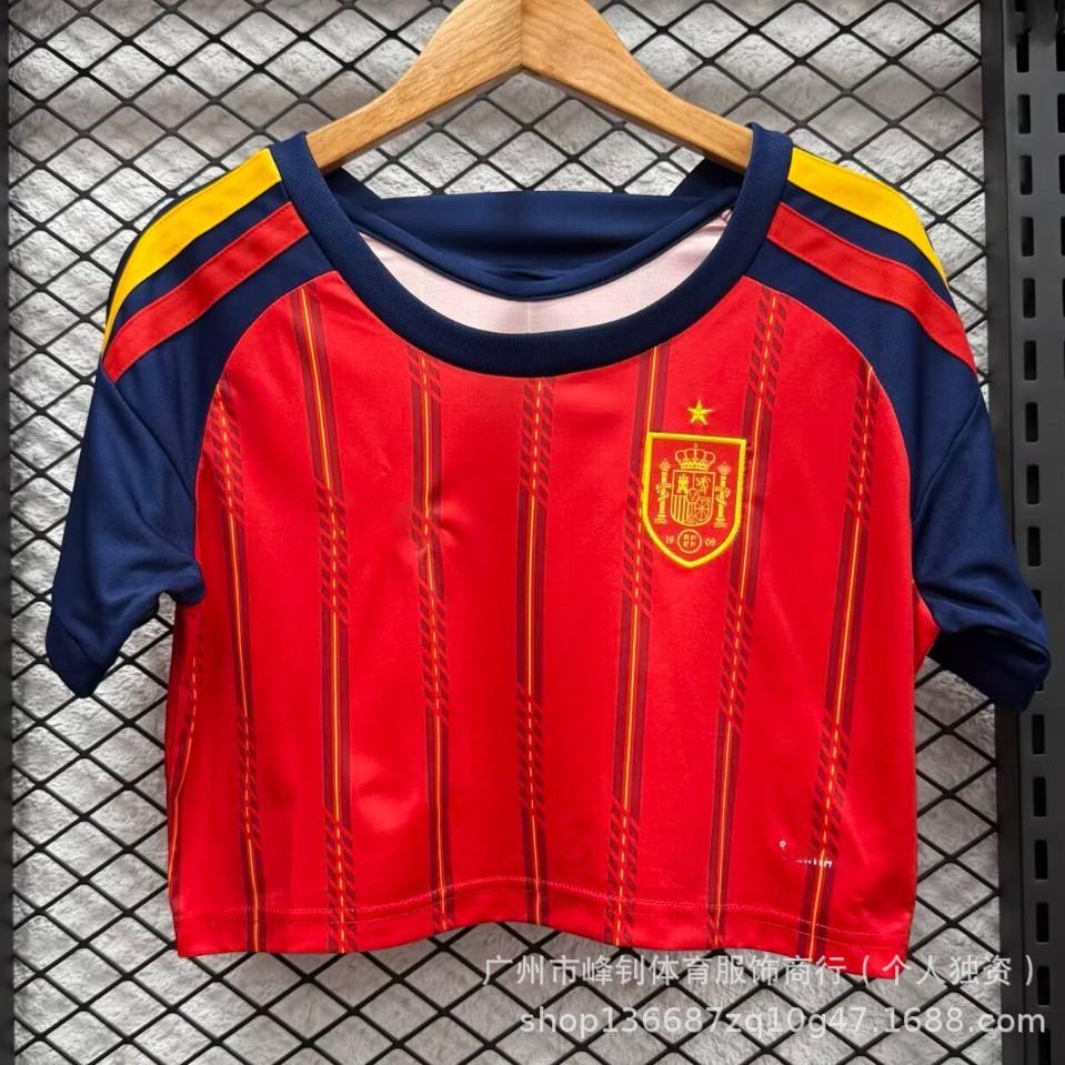 2026 Weltcup Trikot Damen Fußballtrikot Cheerleader Kurzarm Brasilien Mexiko Argentinien Deutschland Großhandel