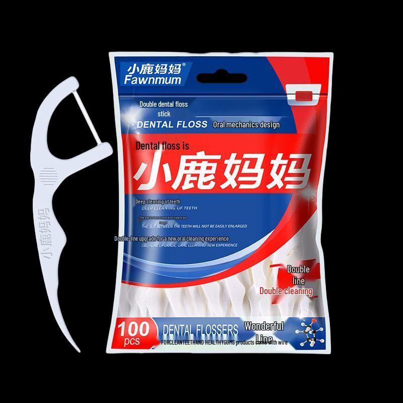 Xiaolu Mama Einweg-Zahnseide-Sticks
