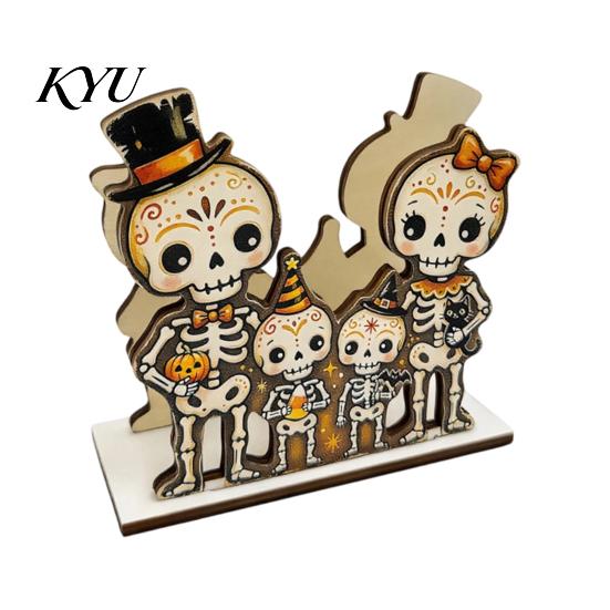 Halloween Napkin Holder for Dining Table Wooden Table, Paper Towel Holder, Decorative Fall Freestanding Tissue Dispenser Organizer Home Kitchen