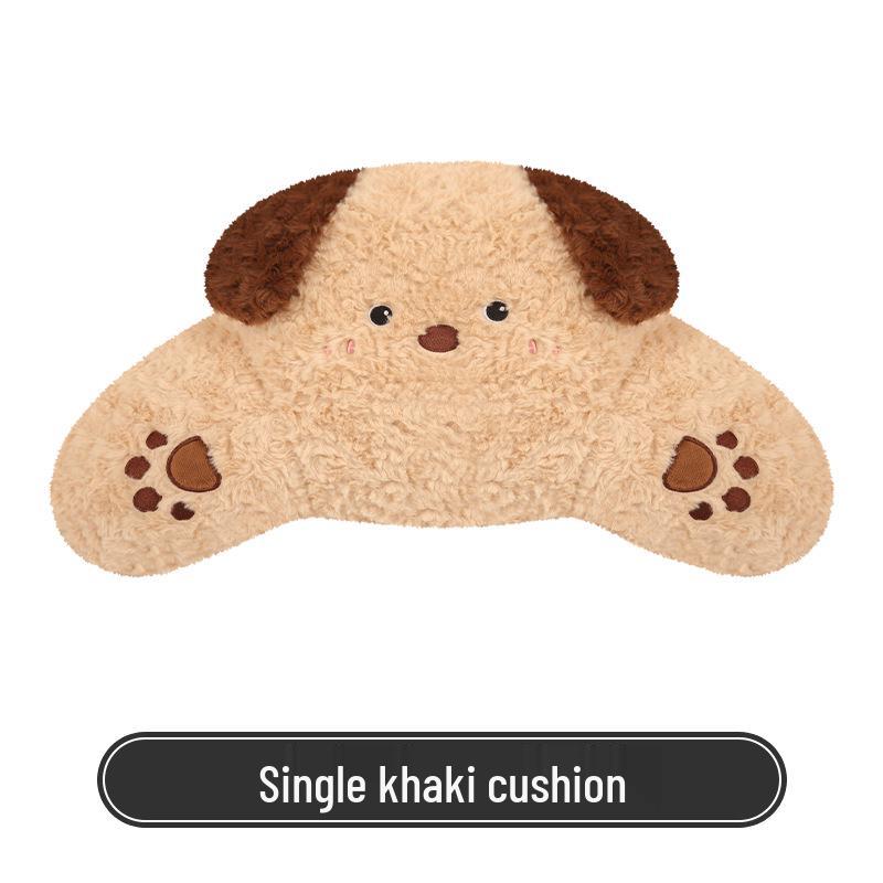 Cartoon Winter Plush Heated Seat Cushion with USB for Car or Office