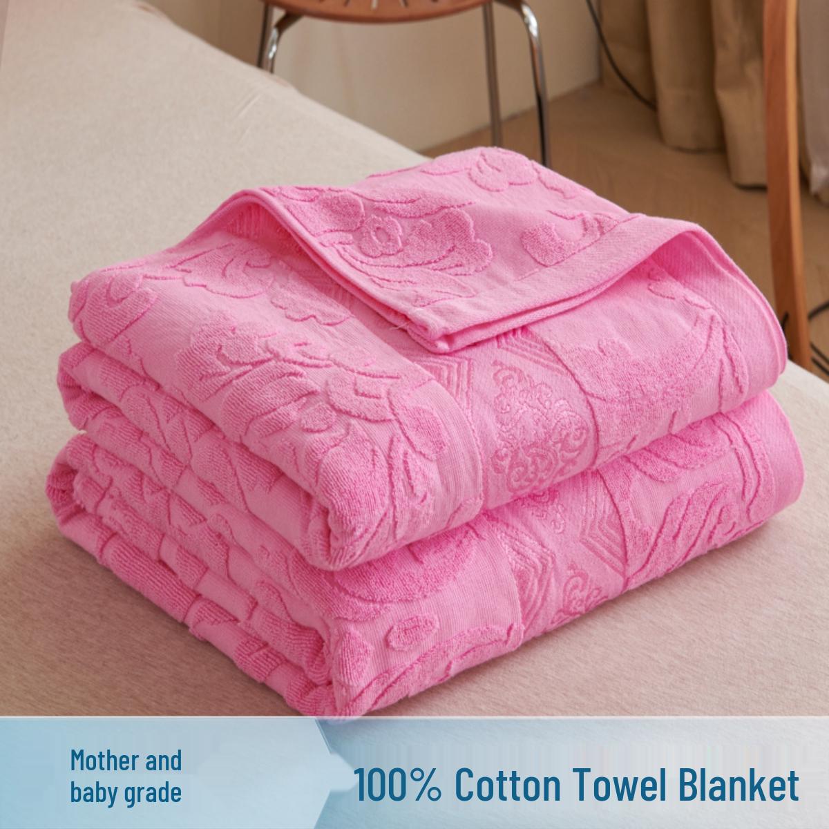 Shanghai Nostalgic 100% Pure Cotton Towel Blanket for Adults 90*180cm Children