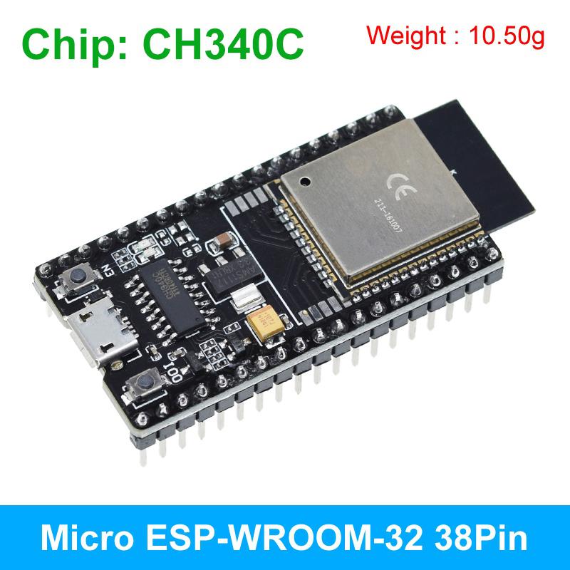 TZT ESP32 Development Board ESP-32S NodeMCU-32S MICRO/TYPE-C Wireless Module WiFi+Bluetooth ESP-32 IOT Expansion Board