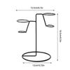 Ice Cream Cone Holder Black Iron Cotton Candy Stand Home Iron Art Ice Cream Cone Holder for Ice Cream Cone Candy Popcorn