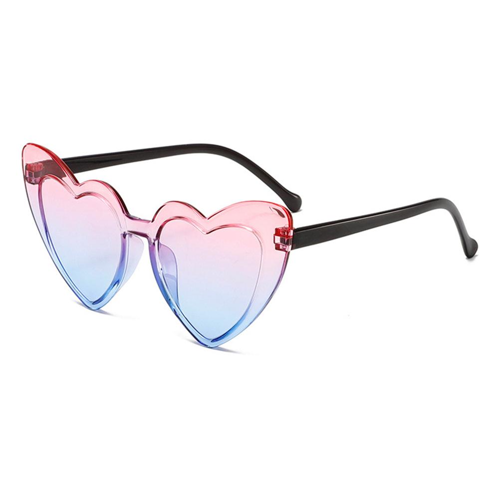 Children Sun Glasses Kids Gradient Colorful Heart-Shaped Sunglasses Girls Boys Sun Shades UV400 Eyewear Anti Blue Light Glasses