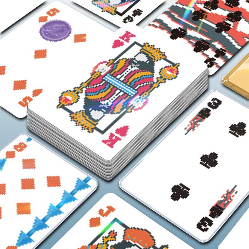 Balatro Pixel Art 9*6cm 54 Pcs Playing Cards - Retro 8-Bit Poker Deck for Gamers & Collectors - Unique Joker Designs