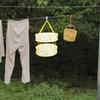 Double Layer Mesh Drying Net Foldable Clothes Dryer Rack Hanging Laundry Basket Reusable Sweater Drying Rack Outdoor Clothes