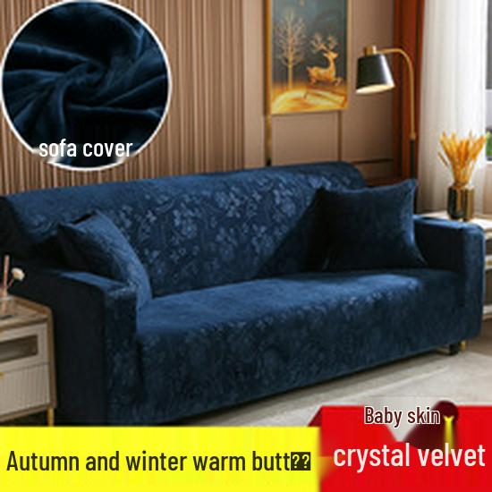 Dehnbarer Seersucker Sofabezug, Atmungsaktiv & Staubdicht; Passt auf L-förmige Dreisitzer-Chaiselongue.