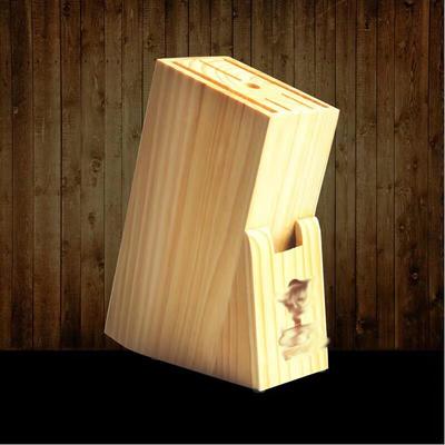 De Buyer Eiche Wasserdicht Messerblock mit mehreren Schlitzen