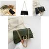 Chain Crossbody Bag Women 2023 Summer New Fashion Bag Women Simple Shoulder Bag Street Trendy Pu Material Small Square Bag