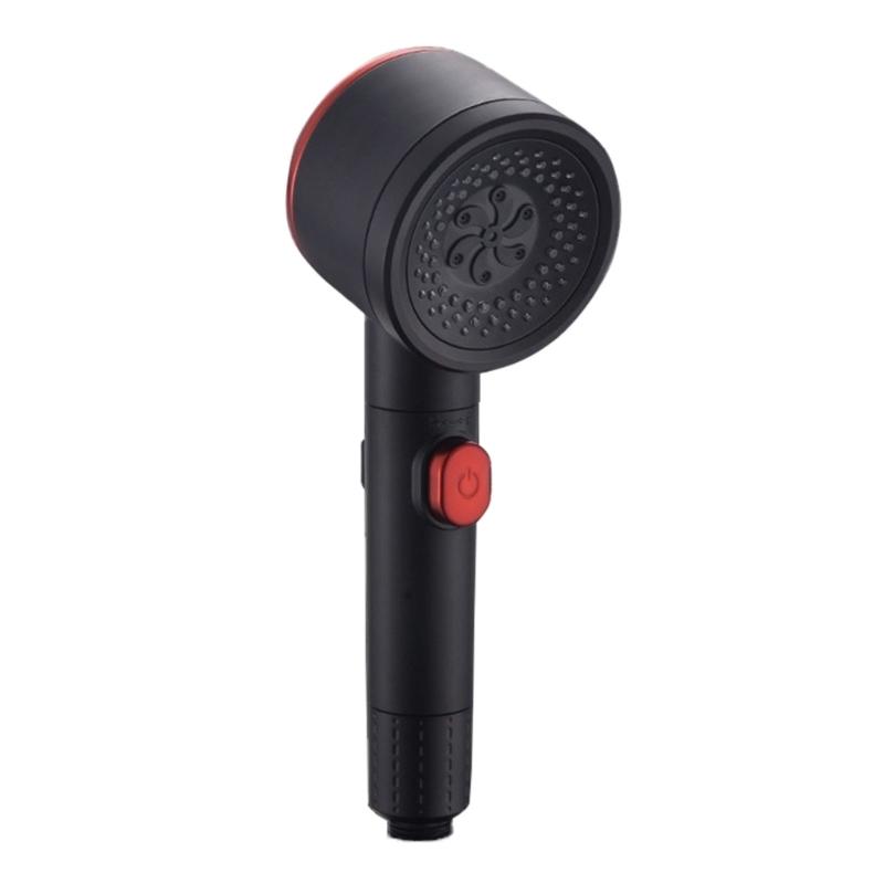 

Upgrades High Pressure Sprays Shower Head Efficient Water Flowing High Pressure Shower Accessories for Relaxing Showers чёрный