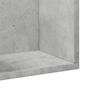 Wall Cabinets 2 pcs Concrete Grey 75 x 18 x 16.5 cm Engineered Wood