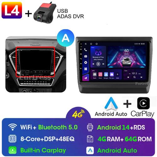 Car Radio Android 13 For lsuzu D-MAX 3 RG 2019 - 2025 GPS Navigation Auto Screen Stereo Multimedia Player No 2din BT DVD 5G Wifi