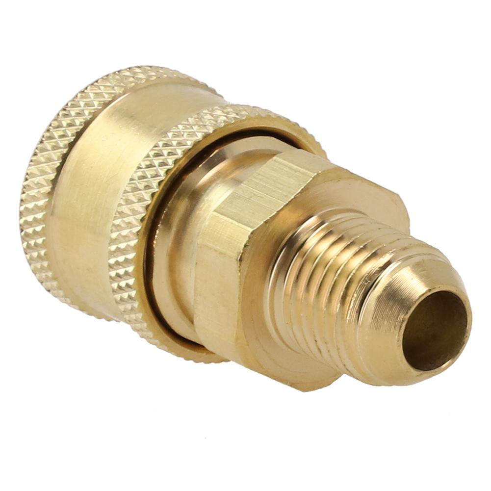 G1/4 High Pressure Washer Coupler Copper Quick Connect Fitting Male Thread Accessorie Car Washer Adapter Garden Irrigation Joint